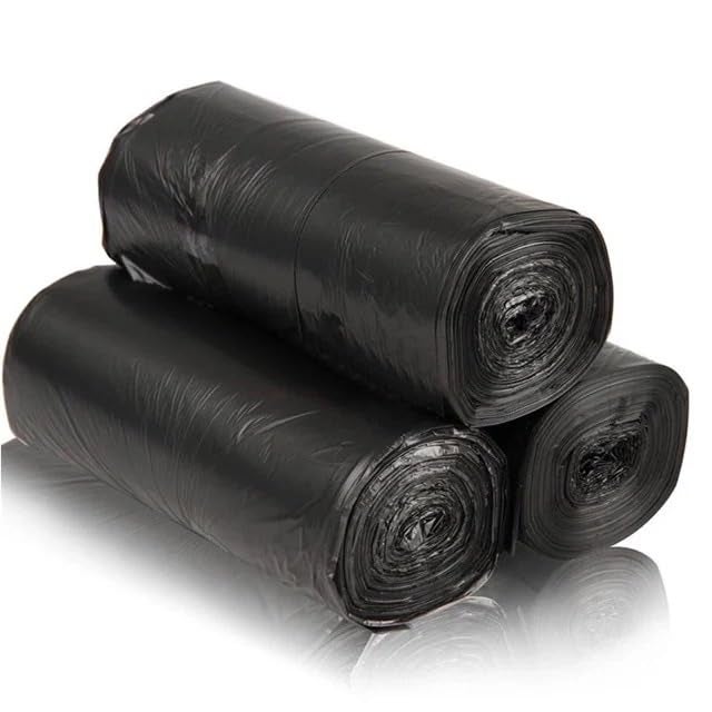 Essoti Black Garbage Bags | X-Large | 30 X 37 Inches | 30 pcs | 15 pcs x Pack of 2, Black - Image 1