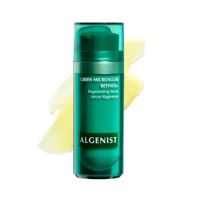 Algenist Green Microalgae Retinol+ Regenerating Serum - Anti Aging Serum with Plant Based, Time-Release Retinol - Evens Texture + Visibly Reduces Deep Lines & Wrinkles with Minimal Irritation (1 oz) - Image 1