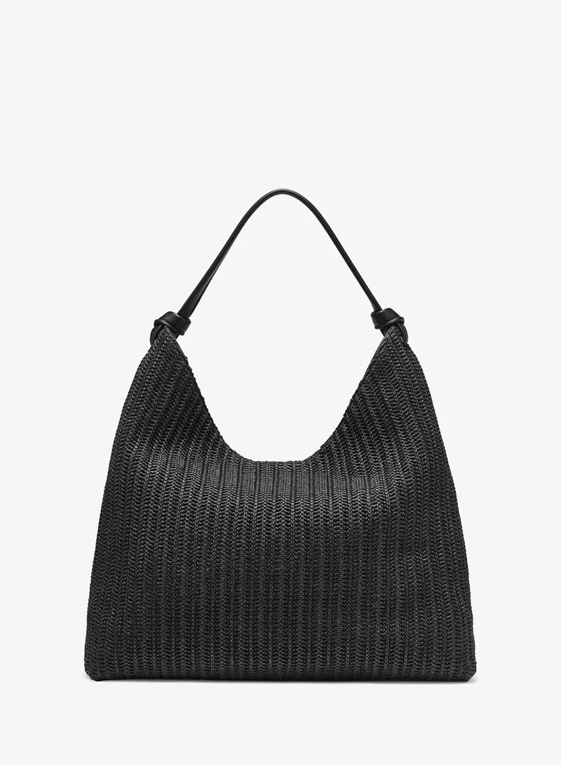 DKNY BLACK/SILVER Paula Hobo for Women | Best Price UAE