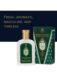Truefitt & Hill Luxury Aftershave Balm - West Indian Limes - Premium Soothing Moisturizer With Aloe Vera Extract - Ideal For Sensitive Skin, Razor Burn Relief, And A Silky Smooth Finish - 3.38 Oz  - Image 3