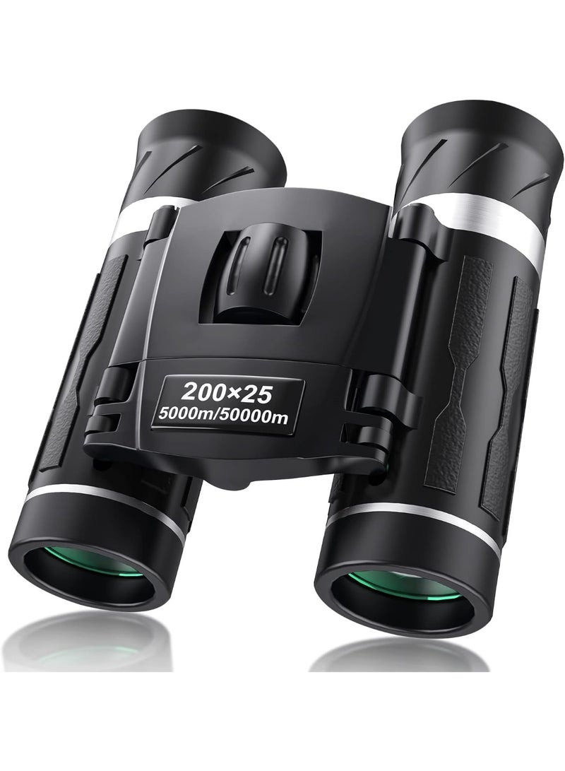 Bukela 200x25 Compact Binoculars for Adults and Kids, Mini High Power Pocket Binoculars, Waterproof Small Binoculars for Bird Watching, Hunting, Concert, Theater, Opera, - Image 1