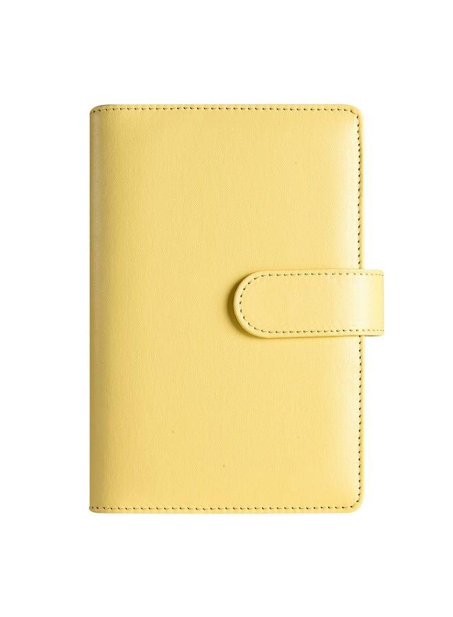 Start A6 Binder Creative Notebook Zipper Bag Macaron Pu Leather Loose-leaf Book Cash Budget Hand Book - Image 1