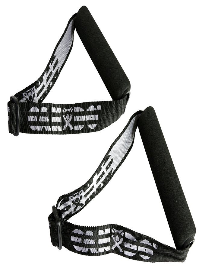 Cando 10-5330 Handle with Adjustable Webbing For Band/Tubing, 1 Pair - Image 1