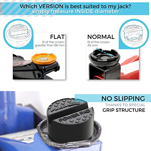 PLANGER® - Power PAD Flat - Premium Rubber Jack Pad for Trolley Jack, Vehicle Lift and Axle Stand - Universal Usage - Protects Your Car, SUV and Vehicles with Pinch Weld Sill - Perfect for car Tuning - Image 4