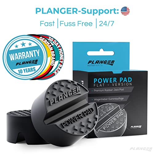 PLANGER® - Power PAD Flat - Premium Rubber Jack Pad for Trolley Jack, Vehicle Lift and Axle Stand - Universal Usage - Protects Your Car, SUV and Vehicles with Pinch Weld Sill - Perfect for car Tuning - Image 5