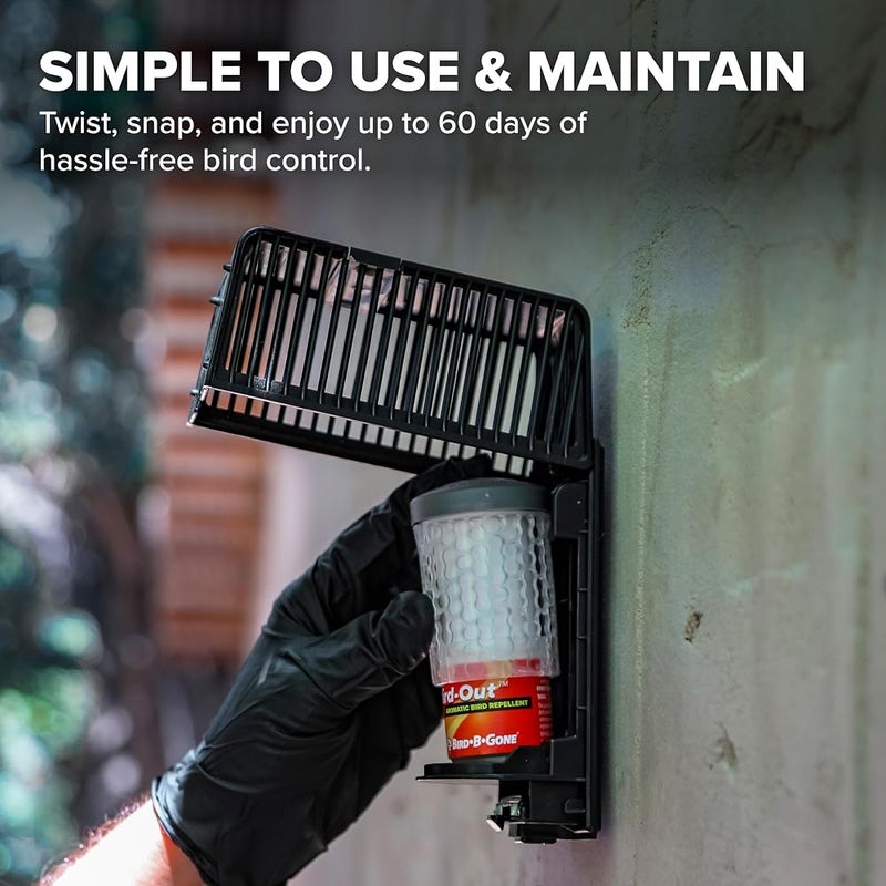BIRD.B.GONE BIRD B GONE BIRD OUT SCENTED BIRD REPELLENT KIT - Image 5
