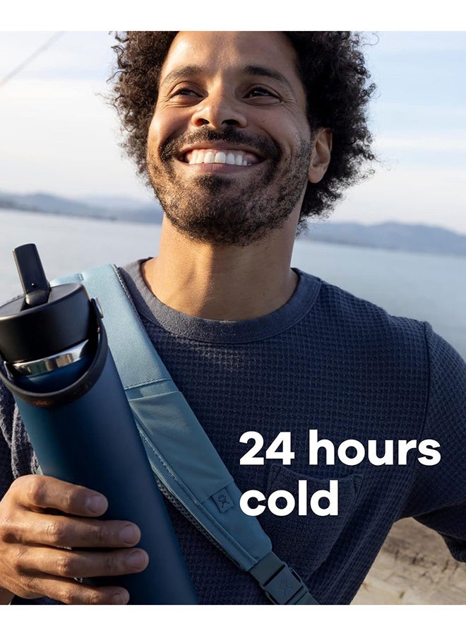 Hydro Flask 32 Oz Wide Flex Straw Cap Bottle - Insulated Stainless Steel - Wide Straw Lid, Non Spill, Leakproof, BPA-Free, Non-Toxic - Image 5