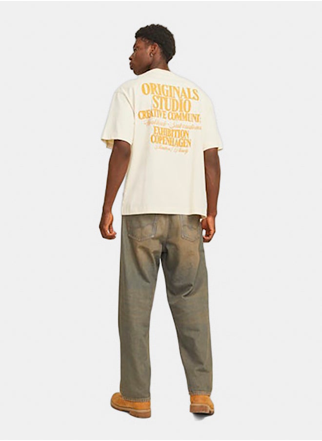 JACK & JONES Jorroxbury Type Tee Ss Crew Neck  - Image 2