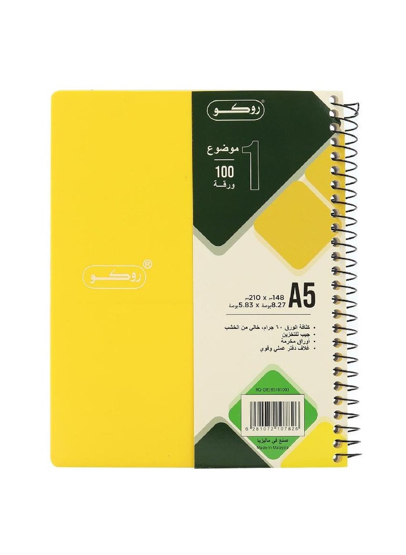 ROCO Neon Notebook A5100 Sheets - Image 1