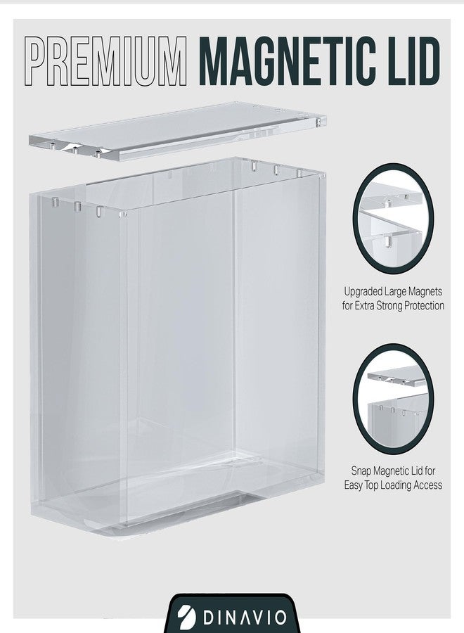 Dinavio Crafthouse Elite Trainer Box Acrylic Display Case Stackable - 8mm + 5mm Ultra Thick Acrylic with 5x3mm Strong Magnets - ETB Case Protector - Compatible with Elite Trainer Boxes - Image 5