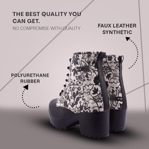 KRAFTER Women's & Girl's Classic Winter Boot-HP-113-Black-41 - Image 3