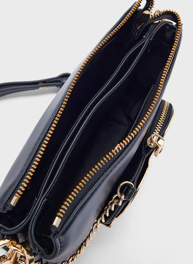 لوف موسكينو Detachable Chain Shoulder Bag Women's Bag