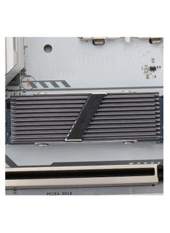 Generic TR-M.2 2280 Type A G 2280 Heatsink for SSD Cooling M.2 2280 Heatsink Cooler, Aluminum, with 2 Thermal Conductivity, Desktop High Performance SSD Cooler (Gray)  - Image 2