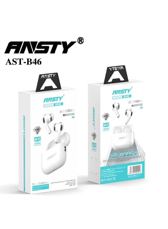 AST-B46 AIR PODS 8 - Hi-Fi Audio Wireless Earbuds