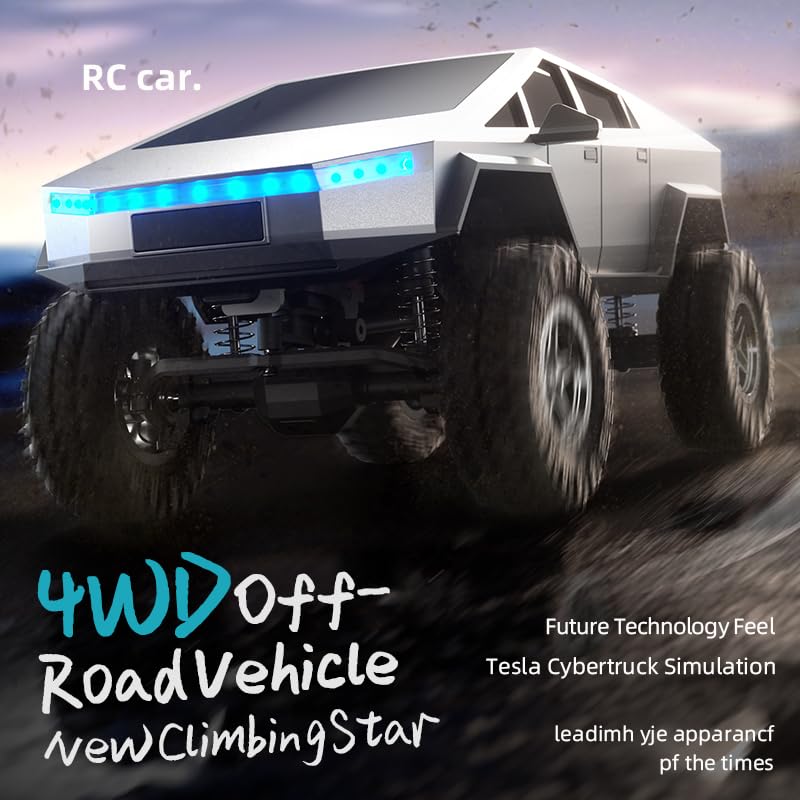 NBJIALIN سيارة NBJIALIN RC سايبر ترك 118 للتحكم عن بعد للبالغين 4WD عالية السرعة على الطرق الوعرة سيارات سايبر ترك للتحكم عن بعد 24 غيغاهرتز سيارة RC مائية وحشية لسيارات شاحنة RC هدايا - Image 4