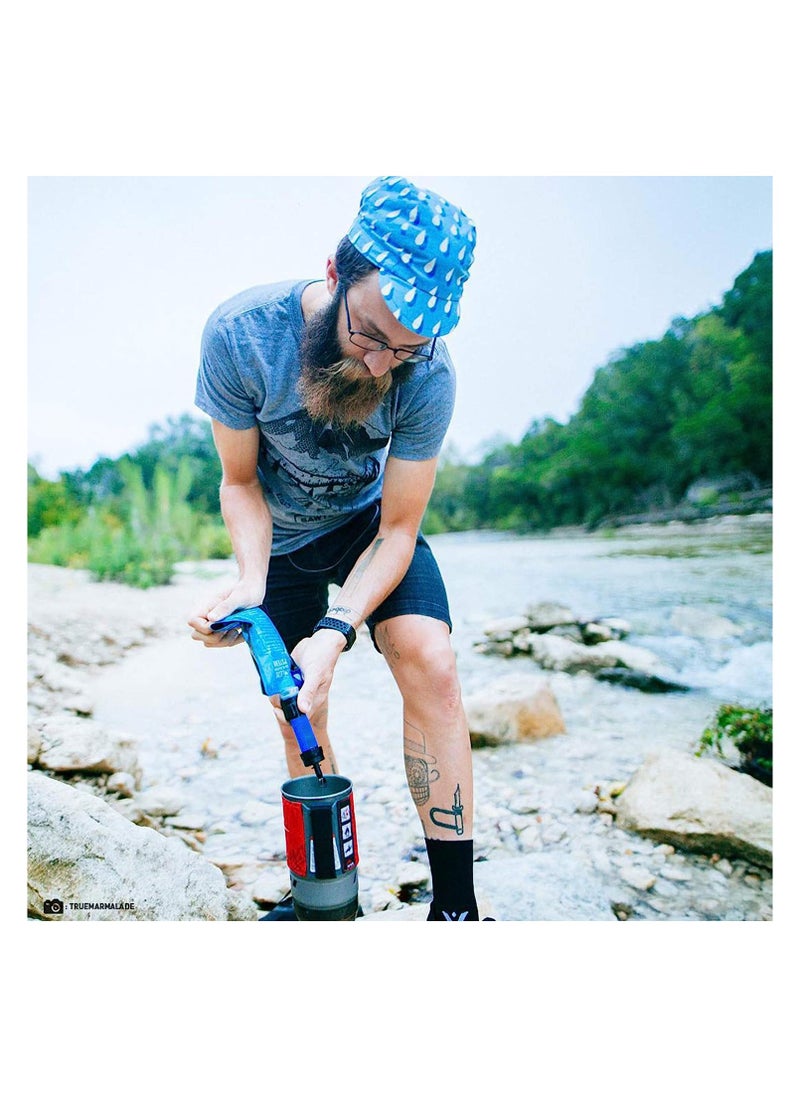 Captaintech Mini Water Filter MINI Water Filtration System Portable Emergency Water Filtration System Hiking Camping Straw Survival Gear Emergency Preparedness  - Image 4
