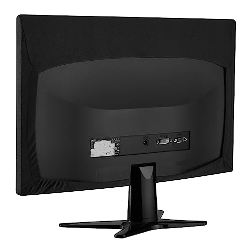 ALHBEJT Monitor Dust Cover 19, 20, 21inchr for LCD/LED/HD Panel Case Computer Sleeve Protective Cove Compatible with 19-21 inch PC, Desktop TV Stretchable Elastic Monitor Cover(19-21inch Black) - Image 2