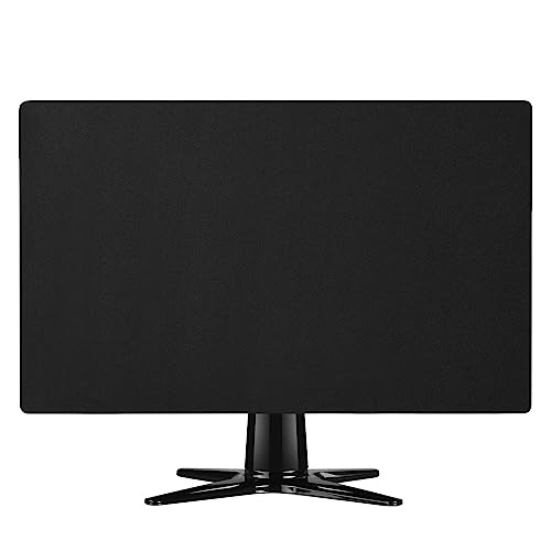 ALHBEJT Monitor Dust Cover 19, 20, 21inchr for LCD/LED/HD Panel Case Computer Sleeve Protective Cove Compatible with 19-21 inch PC, Desktop TV Stretchable Elastic Monitor Cover(19-21inch Black) - Image 1