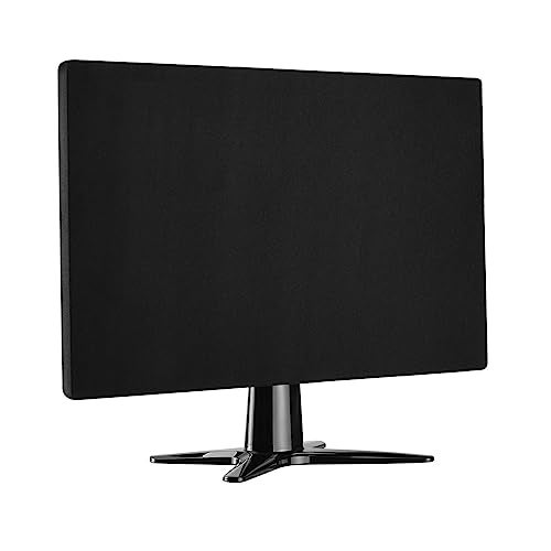 ALHBEJT Monitor Dust Cover 19, 20, 21inchr for LCD/LED/HD Panel Case Computer Sleeve Protective Cove Compatible with 19-21 inch PC, Desktop TV Stretchable Elastic Monitor Cover(19-21inch Black) - Image 4