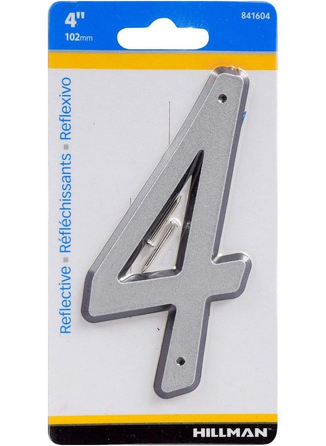 Hillman 841604 4Inch Nailon Reflective Plastic House Number  - Image 3