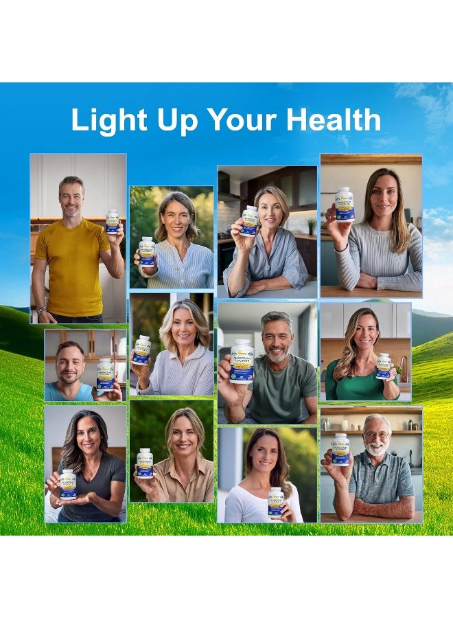 aSquared Nutrition Magnesium Glycinate 400mg - 180 Tablets - Max Strength Magnesium Bisglycinate Supplement - Image 4