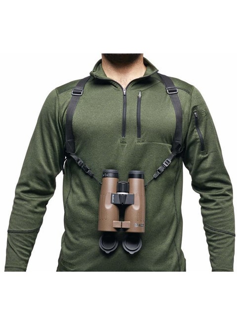 Binocular Harness - Comfortable and Secure Hands-Free Binocular Holder - Adjustable and Lightweight for Outdoor Activities