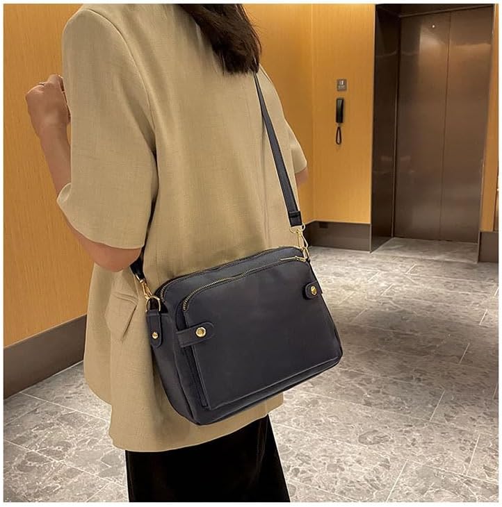 klarako Crossbody Bags for Women, Crossbody Leather Shoulder Bags and Clutches for Women 3 Layer Crossbody Handbags - Image 3