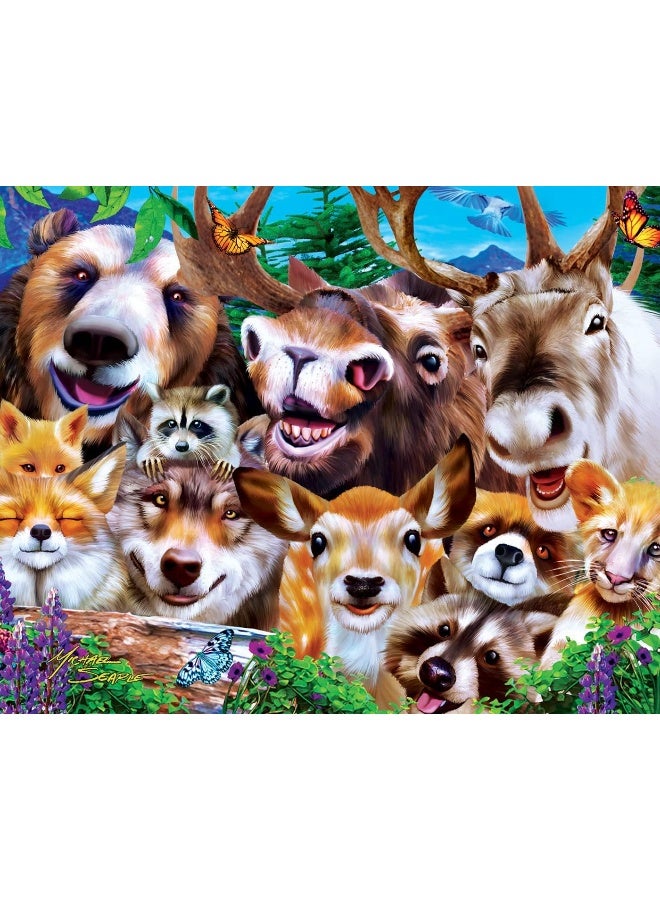 MasterPieces â€“ Jigsaw Puzzle Set for Kids 6+ Years, 4-Pack of 100 Pieces, Educational and Fun Game, Silly Animals Collection, Gift Idea for Children, 8" x 10" - Image 4