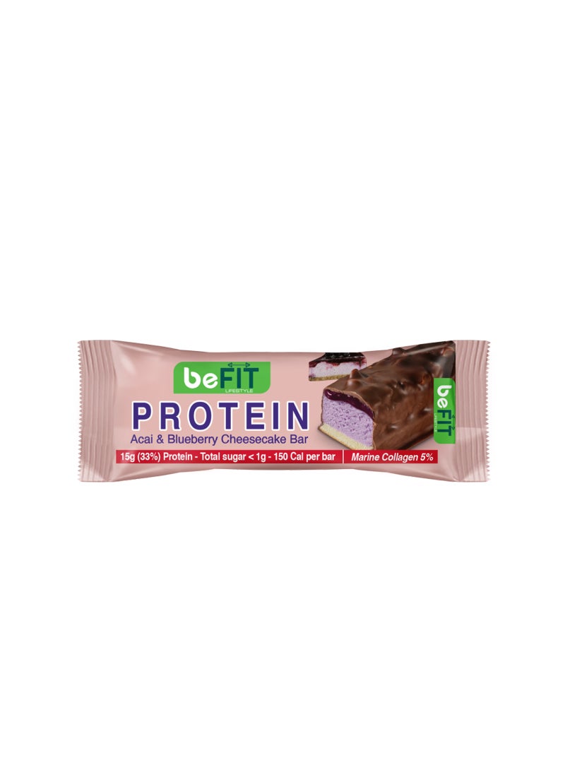 BeFit Protein Acai & Blueberry Cheesecake Cake Bar - Image 2