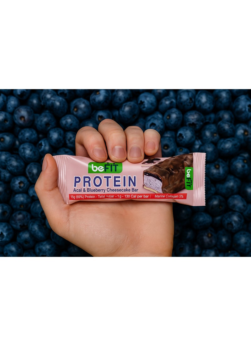 BeFit Protein Acai & Blueberry Cheesecake Cake Bar - Image 3