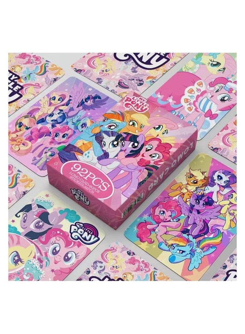 NIBEMINENT 92 قطعة بطاقات لومي كرتون ماي ليتل بوني لهواة الجمع هدايا - Image 2