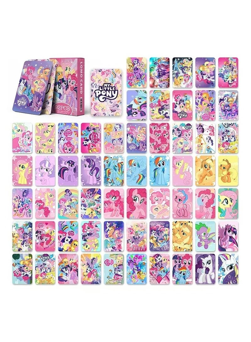 NIBEMINENT 92 قطعة بطاقات لومي كرتون ماي ليتل بوني لهواة الجمع هدايا - Image 3