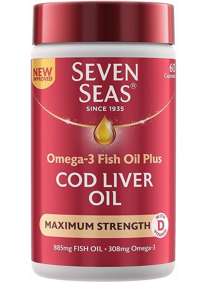 Sevenseas زيت كبد سمك القد عالي القوة 60 كبسولة - Image 2