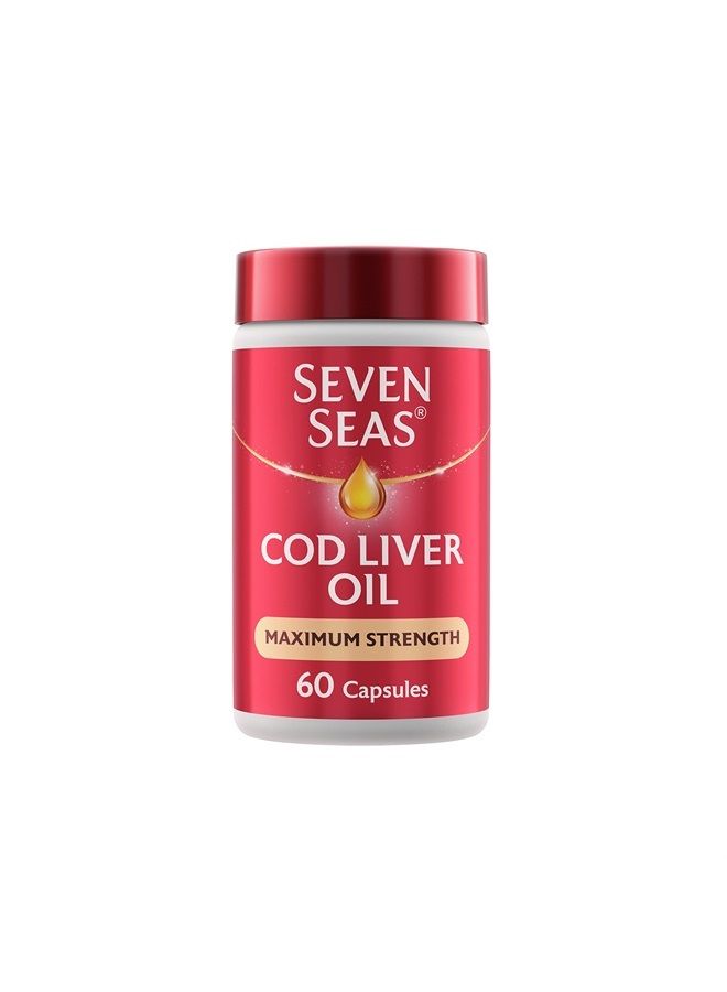 Sevenseas زيت كبد سمك القد عالي القوة 60 كبسولة - Image 1