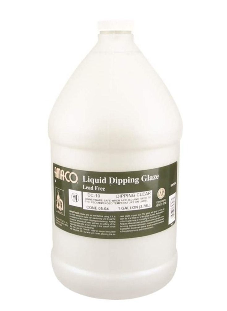 Amaco - Amaco DC-10 Low-Fire Dipping Clear (Liquid) 1 Gallon - Image 1