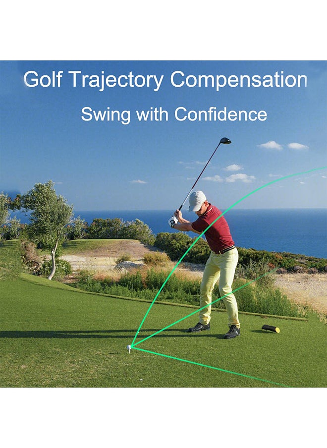 SNDWAY - 3~1000M High Precision Laser Distance Meter 6X Magnification Outdoor Digital Golf Telescope Laser Ruler Handheld Golf Rangefinder with Golf Trajectory Compensation Flag Pole Lock Function - Image 1