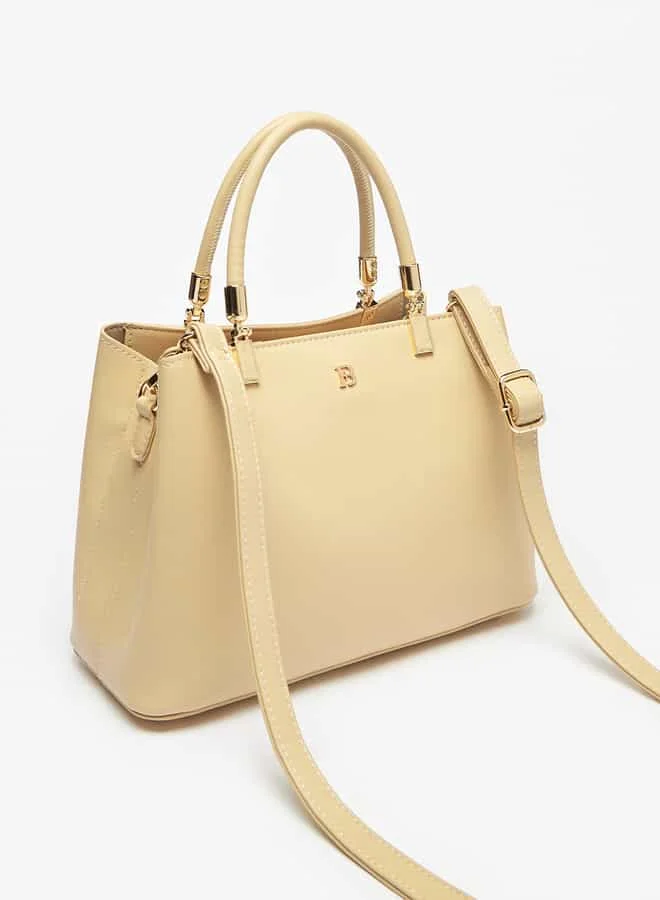 فلورا بيلا من شو إكسبرس Women Solid Tote Bag with Handles and Detachable Strap