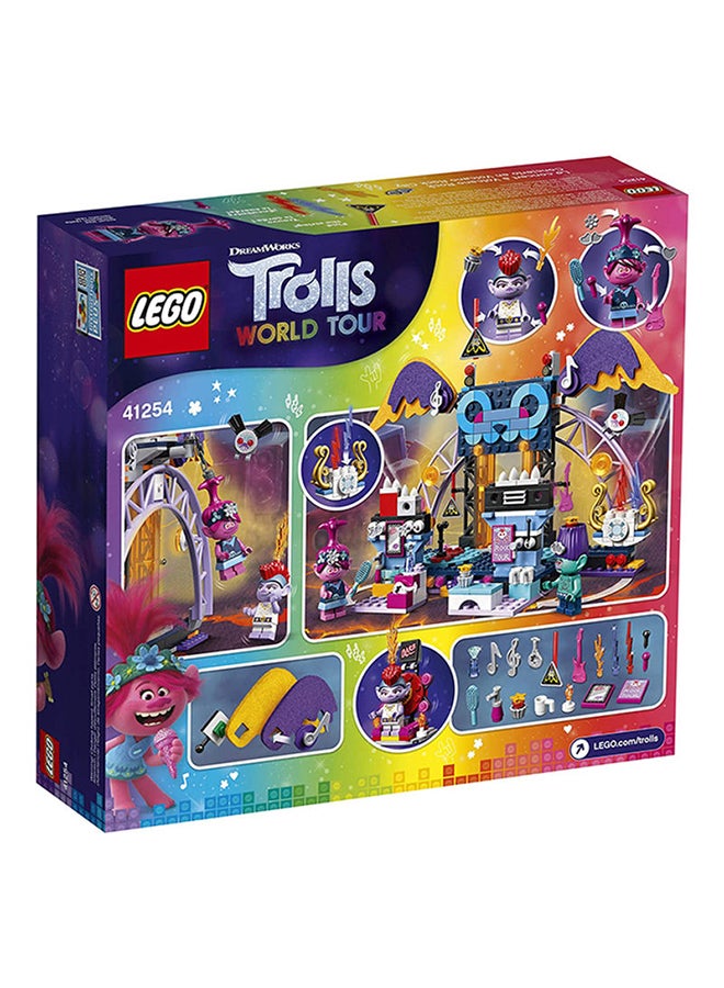 LEGO 387-Piece Trolls Volcano Rock City Concert Set 41254 - Image 2