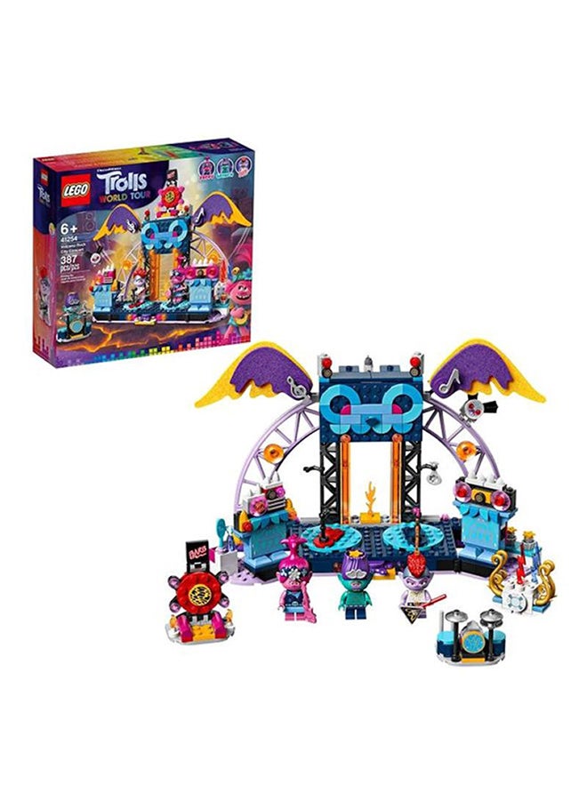 LEGO 387-Piece Trolls Volcano Rock City Concert Set 41254 - Image 1