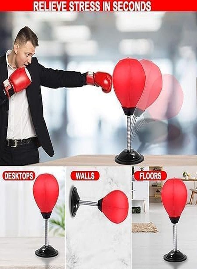 Swabs® Stress Buster with Suction Cup for Office Table and Counters,Heavy Duty Stress Relief Ball, Desk Boxing Punch Ball, Funny Toys for Kids Punching Bag Desktop Punching Bag - Image 5