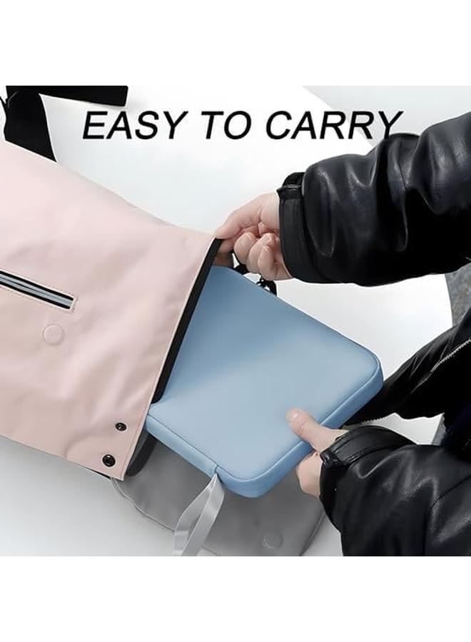 erorex Tablet Sleeve Bag 11 Inch Shockproof Tablet Sleeve Pouch Protective Bag With Hand Strap Water Resistant Durable Ipad Sleeve Laptop Sleeve Case For 9 11 Inch Tablet Blue  - Image 3