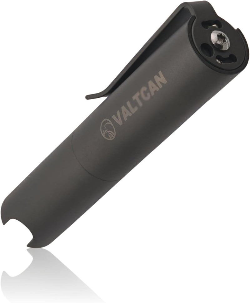 Valtcan Toothpick Holder Titanium Salt Dispenser Canister Keychain Pocket Valt_E3 Portable Design for Travel EDC Ultra Lightweight Reusable Compact & Convenient On-the-Go Metal Case - Image 1