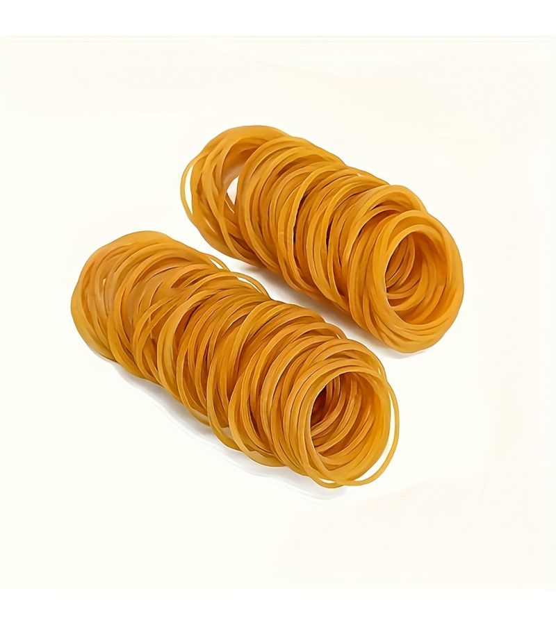 50g Yellow Rubber Bands Multi Purpose Non Slip Hair Ties Durable Elastic Office Supplies - Image 4