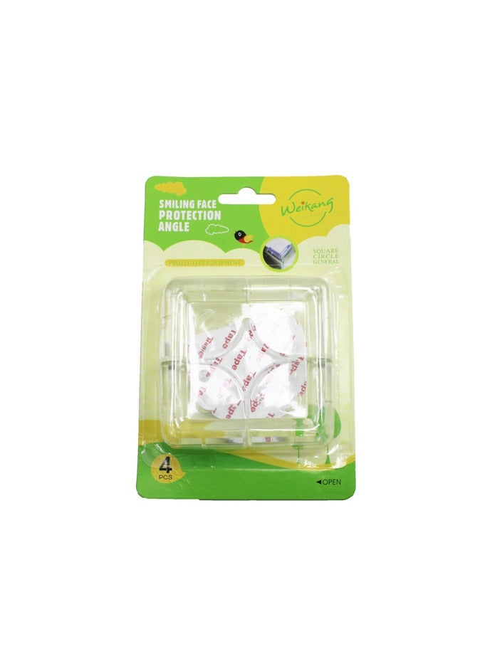 AL QADAH Transparent Angle Protection Set of 4pcs Childproof Corner Guards for Enhanced Safety - Image 3