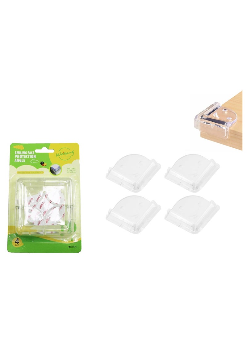 AL QADAH Transparent Angle Protection Set of 4pcs Childproof Corner Guards for Enhanced Safety - Image 2