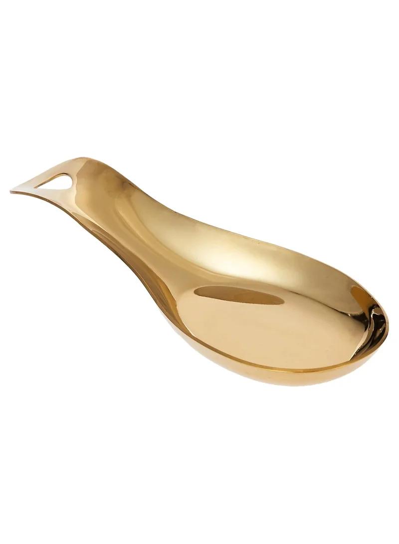 Cuisine Art Cuisine Art Stainless Steel Spoon Rest – Shiny Gold Kitchen Essential
