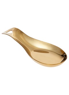 Cuisine Art Cuisine Art Stainless Steel Spoon Rest – Shiny Gold Kitchen Essential  - Image 3