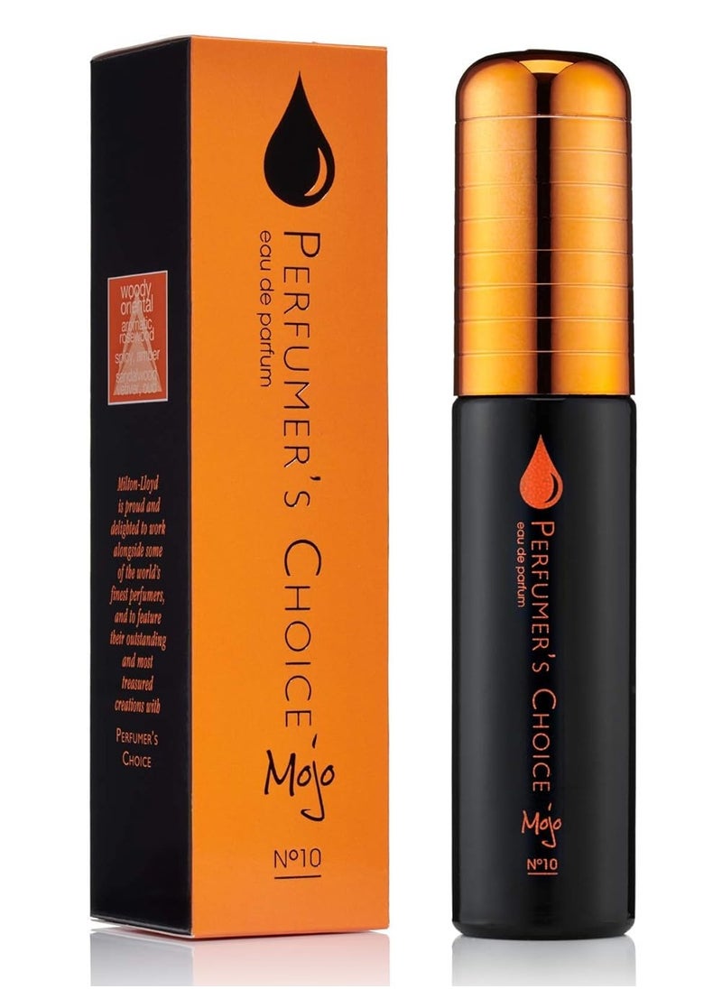 PERFUMER'S CHOICE - PERFUMER'S CHOICE Milton-Lloyd No 10 Mojo Perfume for Men - Woody Aromatic Scent - Opens with Fresh Rosewood and Spices - Blended with Agarwood - For Distinctive Men - 1.7 oz EDP Spray - Image 1