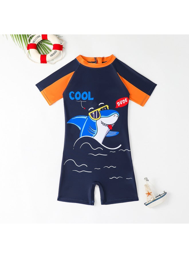 إسكدنيا ملابس سباحة للأطفال 2024 ملابس سباحة للأطفال صغيرة ومتوسطة وكبيرة بنمط رسوم متحركة سيوماتيكية للأطفال - اللون: Pony Paulie- - Image 5