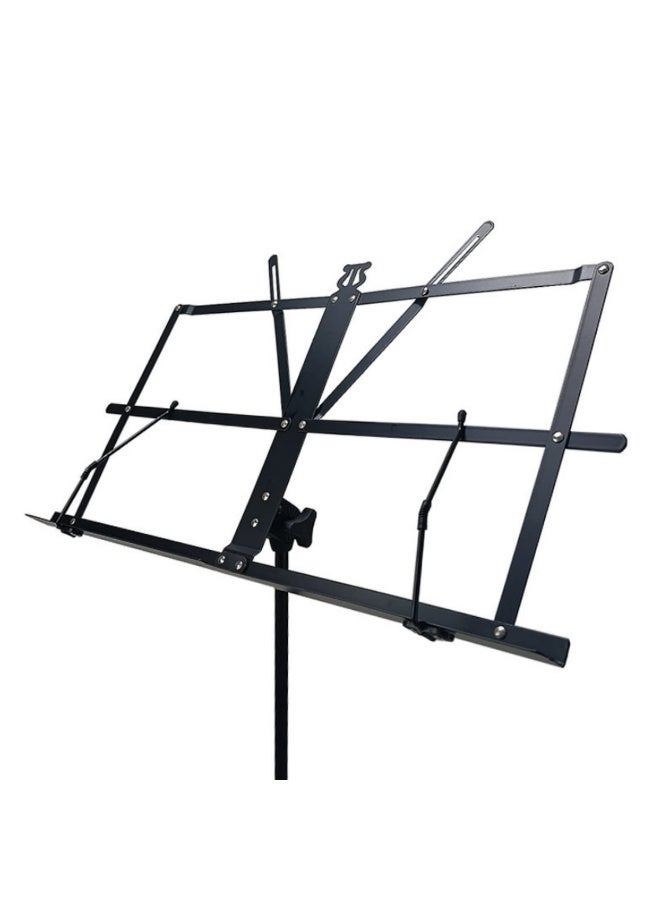 Folding Music Sheet Stand Aluminum Alloy Tripod Music Stands Holder Height Adjustable with Carrying Bag for Musical Instrument - Image 5